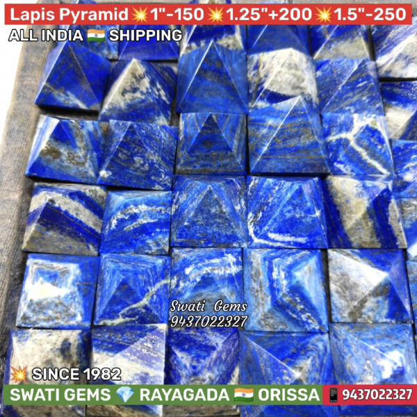 Lapis Lazuli Crystal Pyramid